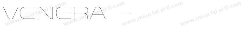 venera 黑体字体转换